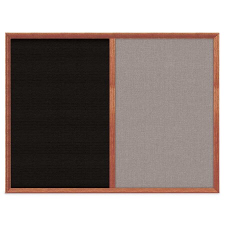 United Visual Products Slim Style Indoor Enclosed Corkboard, 12", UV500SC-GOLD-KEYLIME UV500SC-GOLD-KEYLIME